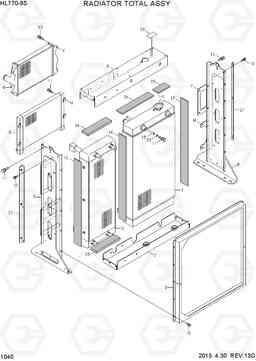 1040 RADIATOR TOTAL ASSY HL770-9S, Hyundai