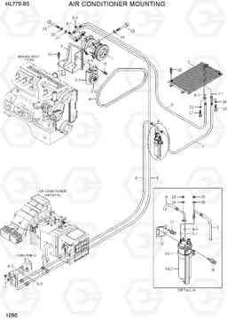 1090 AIR CONDITIONER MOUNTING HL770-9S, Hyundai