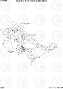 2090 EMERGENCY STEERING ELECTRIC HL770-9S, Hyundai