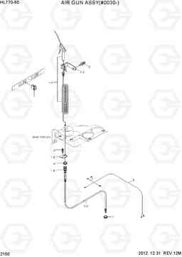 2100 AIR GUN ASSY(#0030-) HL770-9S, Hyundai