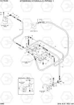 3060 STEERING HYDRAULIC PIPING 1 HL770-9S, Hyundai