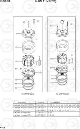 4011 MAIN PUMP(2/2) HL770-9S, Hyundai