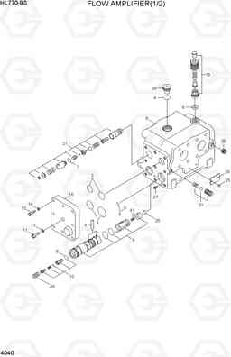 4040 FLOW AMPLIFIER(1/2) HL770-9S, Hyundai