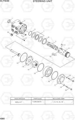 4060 STEERING UNIT HL770-9S, Hyundai