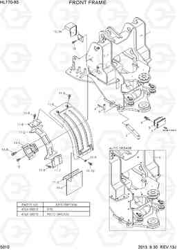 5010 FRONT FRAME HL770-9S, Hyundai