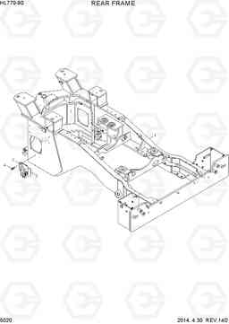 5020 REAR FRAME HL770-9S, Hyundai