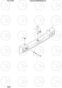 5050 COUNTERWEIGHT HL770-9S, Hyundai