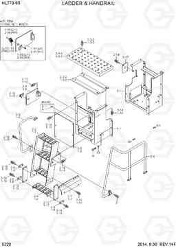 5220 LADDER & HANDRAIL HL770-9S, Hyundai