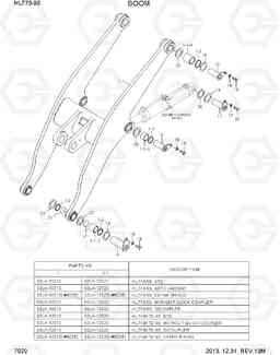 7020 BOOM HL770-9S, Hyundai