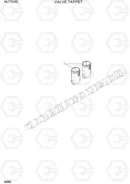 9080 VALVE TAPPET HL770-9S, Hyundai