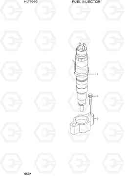 9502 FUEL INJECTOR HL770-9S, Hyundai