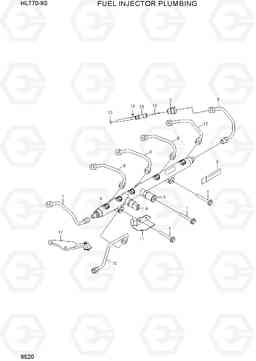 9520 FUEL INJECTOR PLUMBING HL770-9S, Hyundai