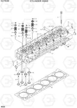 9530 CYLINDER HEAD HL770-9S, Hyundai