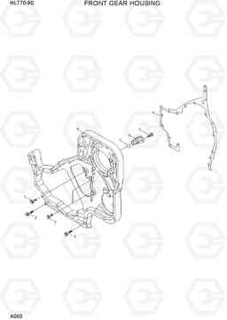 A050 FRONT GEAR HOUSING HL770-9S, Hyundai