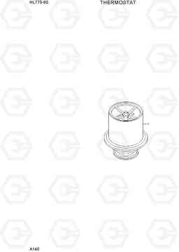 A140 THERMOSTAT HL770-9S, Hyundai