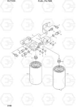 A180 FUEL FILTER HL770-9S, Hyundai