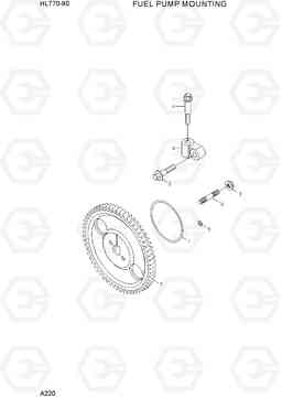 A220 FUEL PUMP MOUNTING HL770-9S, Hyundai