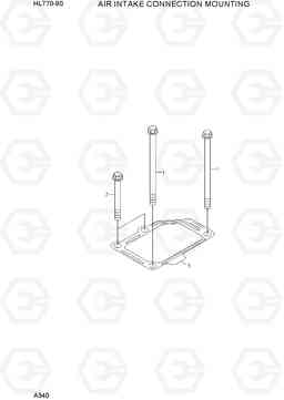 A340 AIR INTAKE CONNECTION MOUNTING HL770-9S, Hyundai