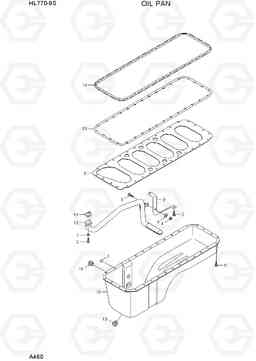 A460 OIL PAN HL770-9S, Hyundai