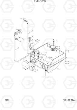 1020 FUEL TANK(NTA855-C) HL780-3, Hyundai