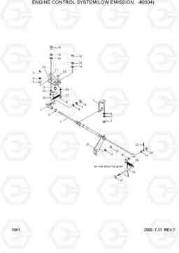 1041 ENG CONTROL SYSTEM(LOW EMS,-#0094,N14-C) HL780-3, Hyundai