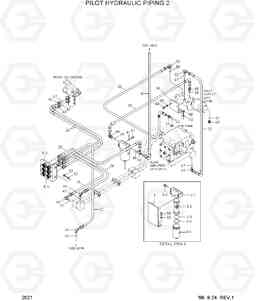 2021 PILOT HYDRAULIC PIPING 2 HL780-3, Hyundai