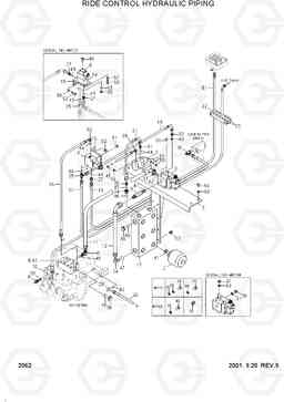 2062 RIDE CONTROL HYDRAULIC PIPING HL780-3, Hyundai