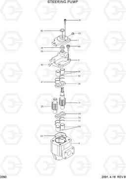 2090 STEERING PUMP HL780-3, Hyundai