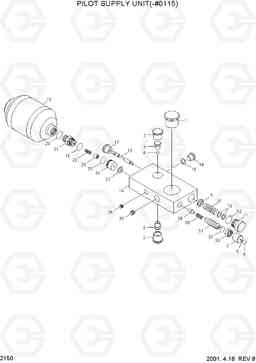 2150 PILOT SUPPLY UNIT(-#0115) HL780-3, Hyundai