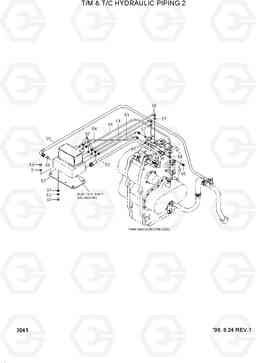 3041 T/M & T/C PIPING 2 HL780-3, Hyundai
