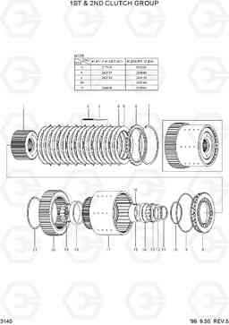 3140 1ST & 2ND CLUTCH GROUP HL780-3, Hyundai