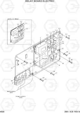 4020 RELAY BOARD ELECTRIC HL780-3, Hyundai