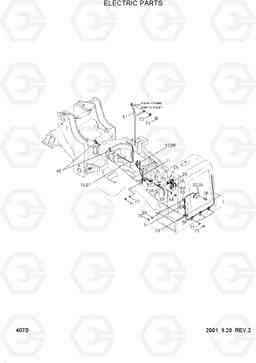 4070 ELECTRIC PARTS HL780-3, Hyundai