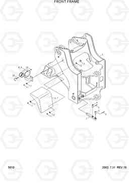 5010 FRONT FRAME HL780-3, Hyundai