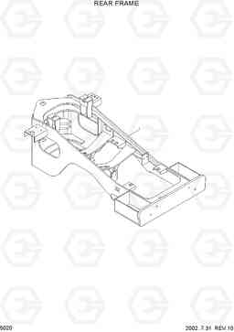 5020 REAR FRAME HL780-3, Hyundai