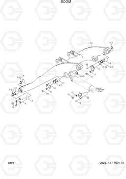 6020 BOOM HL780-3, Hyundai