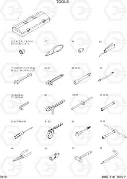 7010 TOOLS HL780-3, Hyundai