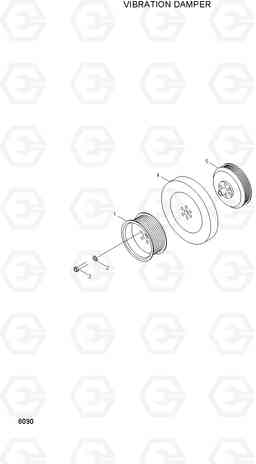 8090 VIBRATION DAMPER HL780-3, Hyundai