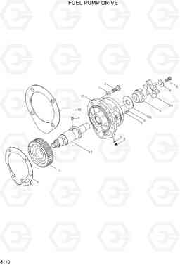 8110 FUEL PUMP DRIVE HL780-3, Hyundai