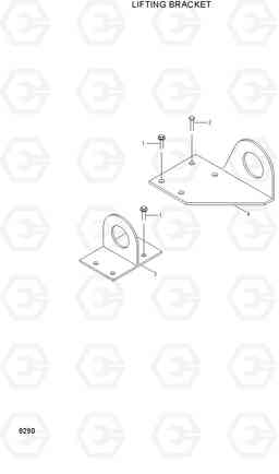 8290 LIFTING BRACKET HL780-3, Hyundai