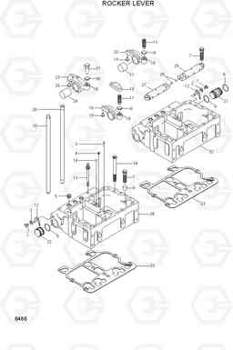 8480 ROCKER LEVER HL780-3, Hyundai