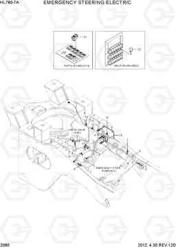 2080 EMERGENCY STEERING ELECTRIC HL780-7A, Hyundai