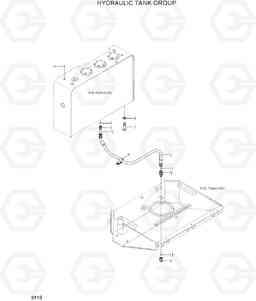 3110 HYDRAULIC TANK GROUP HL780-7A, Hyundai