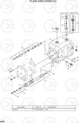 4050 FLOW AMPLIFIER(1/2) HL780-7A, Hyundai