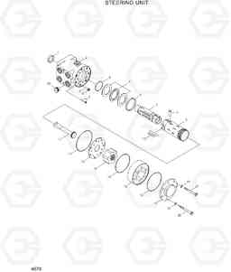 4070 STEERING UNIT HL780-7A, Hyundai