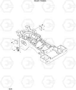 5020 REAR FRAME HL780-7A, Hyundai