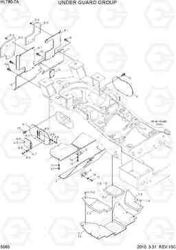 5060 UNDER GUARD GROUP HL780-7A, Hyundai