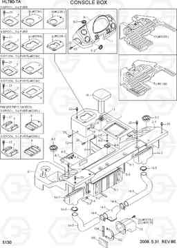 5130 CONSOLE BOX HL780-7A, Hyundai