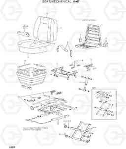 5150 SEAT(MECHANICAL, KAB) HL780-7A, Hyundai