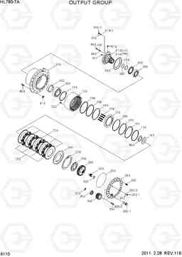 6110 OUTPUT GROUP HL780-7A, Hyundai